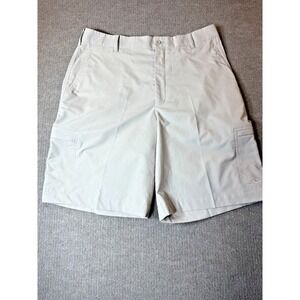 Nike Shorts Mens 34 Beige‎ Dri-Fit Golf Stretch Performance Flat Front